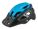 Kask rowerowy FORCE AVES MTB czarno-niebieski L-XL