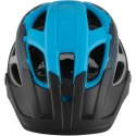 Kask rowerowy FORCE AVES MTB czarno-niebieski L-XL