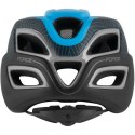 Kask rowerowy FORCE AVES MTB czarno-niebieski L-XL