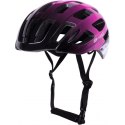 Kask rowerowy Force Hawk czarno-różowy L-XL szosa