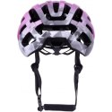 Kask rowerowy Force Hawk czarno-różowy L-XL szosa