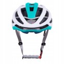 Kask rowerowy Force Lynx biało-turkusowy L/XL