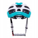 Kask rowerowy Force Lynx biało-turkusowy L/XL