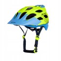 Kask rowerowy Force Raptor MTB fluo-niebieski L/XL