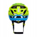 Kask rowerowy Force Raptor MTB fluo-niebieski L/XL