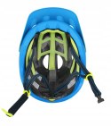 Kask rowerowy Force Raptor MTB fluo-niebieski L/XL