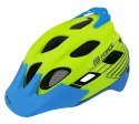 Kask rowerowy Force Raptor MTB fluo-niebieski L/XL