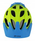 Kask rowerowy Force Raptor MTB fluo-niebieski L/XL