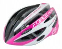 Kask rowerowy Force Road czarno-różowo-białe L/XL