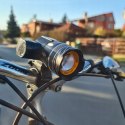 Lampka na Rower Rowerowa LED T6 USB Przód Tył Aku