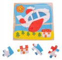 Puzzle KIK Samolot 17 elementów KX7255