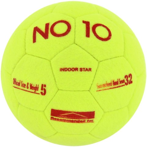 Piłka nożna NO10 Indoor Star żółta 56030 4 NO10