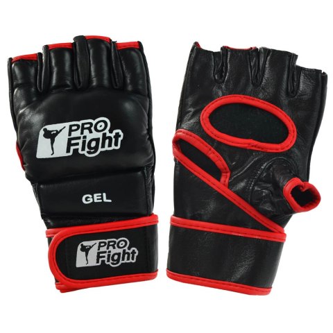 Rękawice MMA Gloves Profight skóra czarny 2XL PROfight