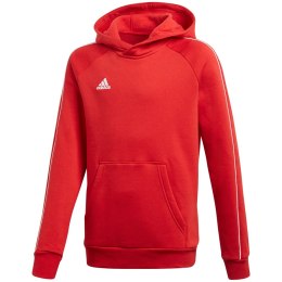 Bluza dla dzieci adidas Core 18 Hoody JUNIOR czerwona CV3431 128cm Adidas teamwear