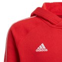 Bluza dla dzieci adidas Core 18 Hoody JUNIOR czerwona CV3431 128cm Adidas teamwear