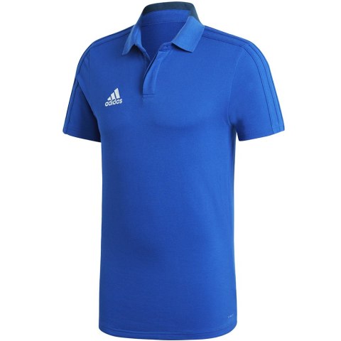 Koszulka męska adidas Condivo 18 Cotton Polo niebieska CF4375 S Adidas teamwear