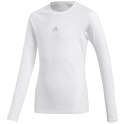 Koszulka dla dzieci adidas Alphaskin Sport LS Tee JUNIOR biała CW7325 128cm Adidas teamwear