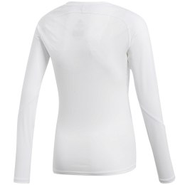 Koszulka dla dzieci adidas Alphaskin Sport LS Tee JUNIOR biała CW7325 128cm Adidas teamwear