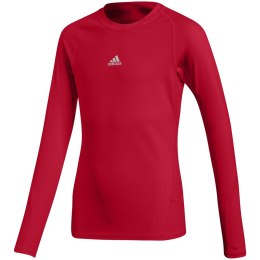 Koszulka dla dzieci adidas Alphaskin Sport LS Tee JUNIOR czerwona CW7321 116cm Adidas teamwear