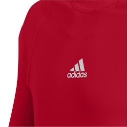 Koszulka dla dzieci adidas Alphaskin Sport LS Tee JUNIOR czerwona CW7321 116cm Adidas teamwear