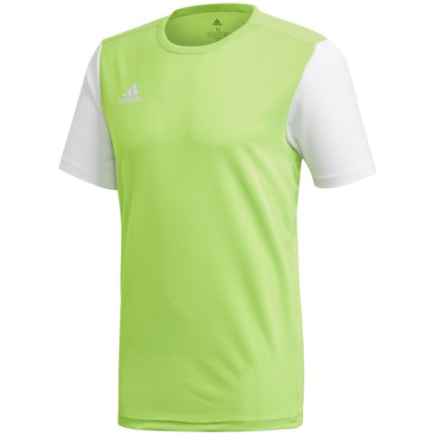 Koszulka dla dzieci adidas Estro 19 Jersey JUNIOR limonkowa GH1663 140cm Adidas teamwear