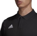 Koszulka męska adidas Tiro 19 Cotton Polo czarna DU0867 S Adidas teamwear