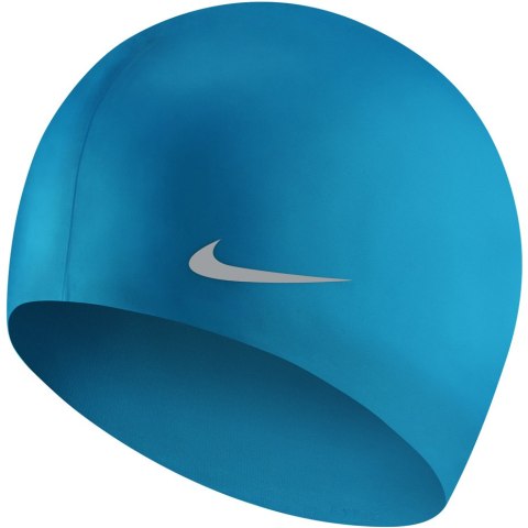 Czepek pływacki Nike Os Solid Junior niebieski TESS0106-458 Nike