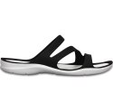 Klapki damskie Crocs Swiftwater Sandal W czarno-białe 203998 066 34-35 Crocs