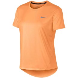 Koszulka damska Nike W Miler Top SS pomarańczowa AJ8121 882 XS Nike