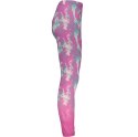 Legginsy damskie Joma Long Tight Grafity różowe 900342.500 L Joma