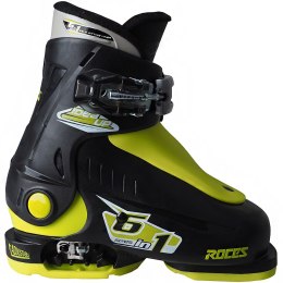 Buty narciarskie Roces Idea Up czarno-limonkowe JUNIOR 450490 18 25-29 Roces