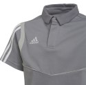 Koszulka dla dzieci adidas Tiro 19 Cotton Polo JUNIOR szara DW4737 152cm Adidas teamwear