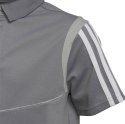 Koszulka dla dzieci adidas Tiro 19 Cotton Polo JUNIOR szara DW4737 152cm Adidas teamwear