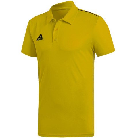 Koszulka męska adidas Core 18 Climalite Polo żółta FS1902 S Adidas teamwear