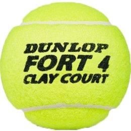 Piłki do tenisa ziemnego Dunlop Fort Clay Court 4szt Dunlop