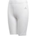 Podspodenki dla dzieci adidas Alphaskin Short Tight białe CW7351 116cm Adidas teamwear