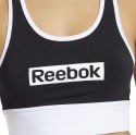 Stanik Reebok TE Linear Logo Bral czarno-biały FK6713 XS Reebok