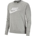 Bluza damska Nike Essentials Crew FLC HBR szara BV4112 063 L Nike