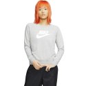 Bluza damska Nike Essentials Crew FLC HBR szara BV4112 063 L Nike