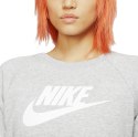 Bluza damska Nike Essentials Crew FLC HBR szara BV4112 063 L Nike