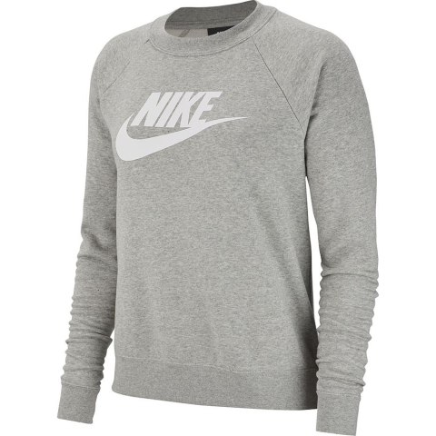 Bluza damska Nike Essentials Crew FLC HBR szara BV4112 063 M Nike