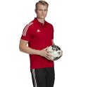 Koszulka męska adidas Condivo 20 Polo czerwono-biała ED9235 XS Adidas teamwear