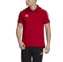 Koszulka męska adidas Condivo 20 Polo czerwono-biała ED9235 XS Adidas teamwear