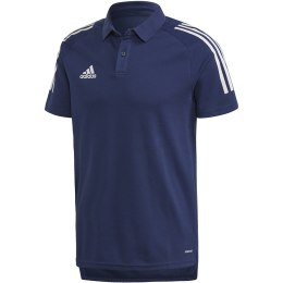 Koszulka męska adidas Condivo 20 Polo granatowo-biała ED9245 S Adidas teamwear