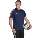 Koszulka męska adidas Condivo 20 Polo granatowo-biała ED9245 S Adidas teamwear