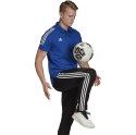 Koszulka męska adidas Condivo 20 Polo niebiesko-biała ED9237 S Adidas teamwear