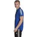 Koszulka męska adidas Condivo 20 Polo niebiesko-biała ED9237 S Adidas teamwear