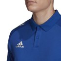 Koszulka męska adidas Condivo 20 Polo niebiesko-biała ED9237 S Adidas teamwear