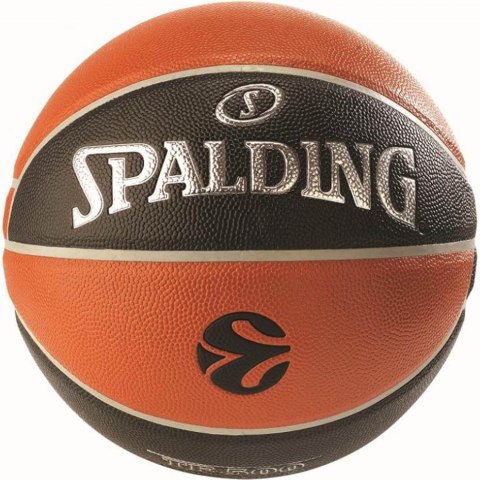 Piłka koszykowa Spalding NBA Euroleague IN/OUT pomarańczowo-czarna TF-500 84002Z/77101Z 7 Spalding