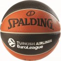 Piłka koszykowa Spalding NBA Euroleague IN/OUT pomarańczowo-czarna TF-500 84002Z/77101Z 7 Spalding